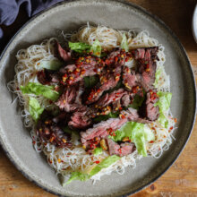 Crying tiger beef noodles