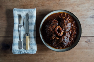 Beef Ossobuco with Bone Marrow & Seasonal Sides