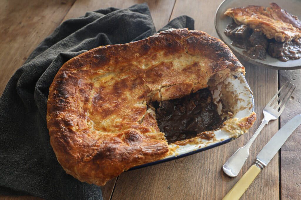 Steak & Onion Pie | Traditional British Recipe