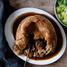 Steak and kidney pudding recipe