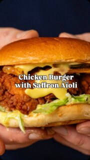 There might not be a food that is more of this generation than fried chicken. It’s eminently Instagram-able (or TikTok-able depending on your age), malleable to various cuisines and extremely delicious. Plus, it has just the right amount of technique, if you know what I mean. The sort of thing that, if you’re not giving it the requisite thought and attention, can be a bit ropey. No danger of that here though…

@Grylos has given it the Swaledale treatment, i.e. keeping it simple, making it delicious and showing off our incredible meat. So, with no more than a saffron aioli, some shredded iceberg and a few sliced pickles, this is the fried chicken burger of dreams! Oh, sorry, nearly forgot the crispy chicken skin – told you there was just the right amount of technique. 

There are few things that we would want to munch down for lunch more than one of these bad boys. Give ‘em a whirl!