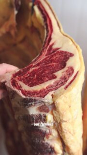 Come and have a look at this.
There is a reason chefs love Dexter, and the ones we get from Charles Marwood are exceptional. Beautifully marbled, with that lovely yellow fat that speaks of a life on grass, and something genuinely hard to hold on to through the long hot summer we have had. Bravo Charles.
