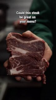 Sometimes it takes a new perspective, a fresh angle, to see the value in things. To reverse a perception that might be long held and deeply ingrained. But when we achieve that moment of clarity, the bright light of revelation, the effect can be significant. A door opened and a new future imagined.
Too much? Well, probably. But maybe, just maybe your eyes really are being opened to a new way. A future of menu writing with the possibility of a new ‘butchers’ steak’; move over bavette, onglet and Denver and step into the spotlight the chuck eye steak.
Traditionally, a chuck, to butchers and chefs is most likely to conjure images of pies, stews and bourguignons. Your archetypal braising cut, or so it had been assumed. We don’t believe it should be confined by these parameters and are rather taken with the idea of it becoming your new favourite secondary steak. The chuck is the muscle that extends from the ribeye into the neck, like a pork collar, meaning it has good natural marbling and a nice, open texture. Cooked pink, with a great crust and basted in brown butter, it truly is an excellent steak.
For maximum value, snaffle yourself a whole chuck, trim away some of the meat that runs around the eye, reserving for something braised and delicious, then cut yourself some choice steaks. You won’t regret it.