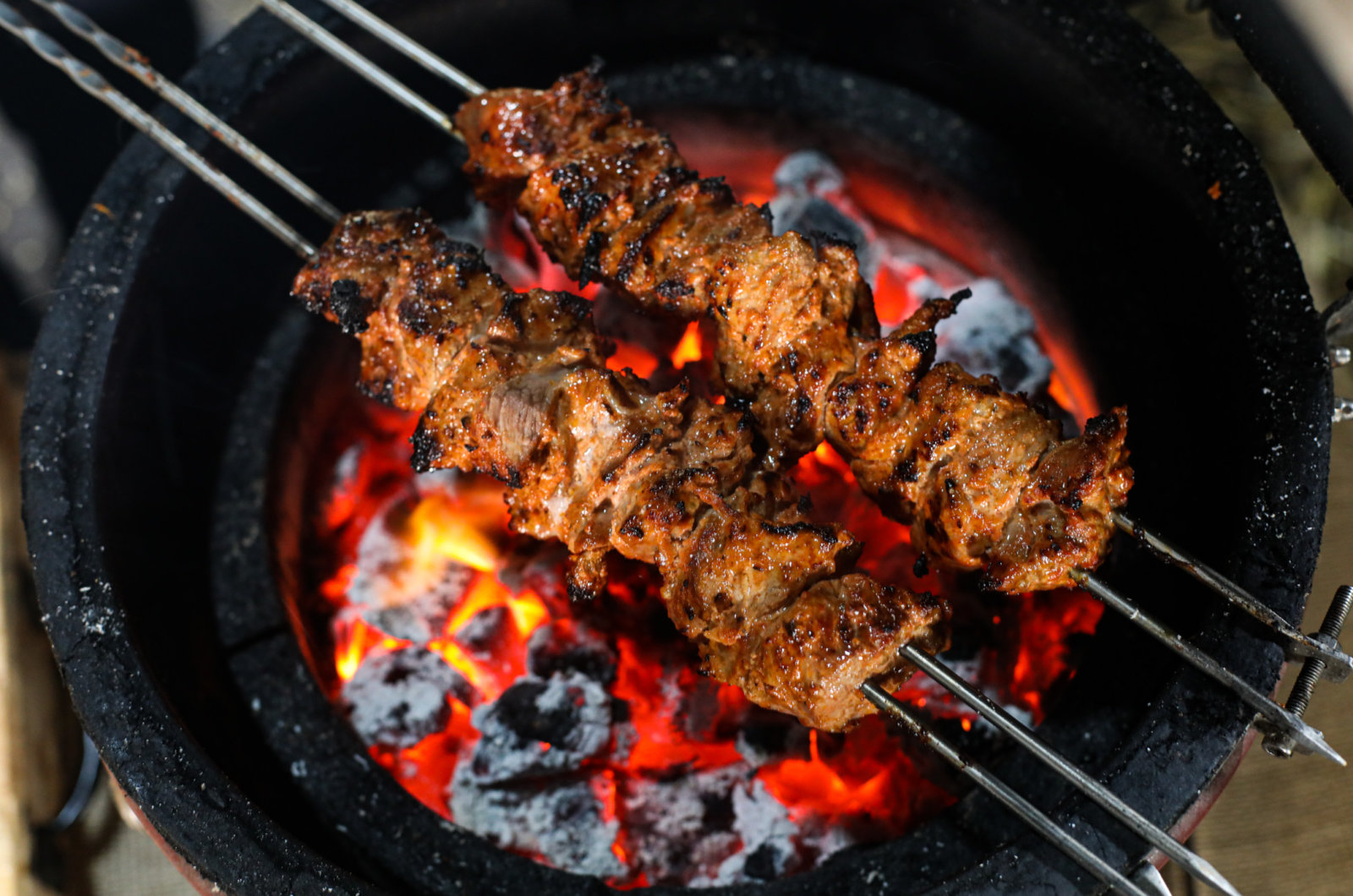 Grilled Marinated Lamb Skewers Recipe By Valentine Warner