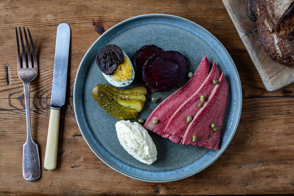 Ox Tongue Recipe W/ Beetroot & Horseradish By Val Warner