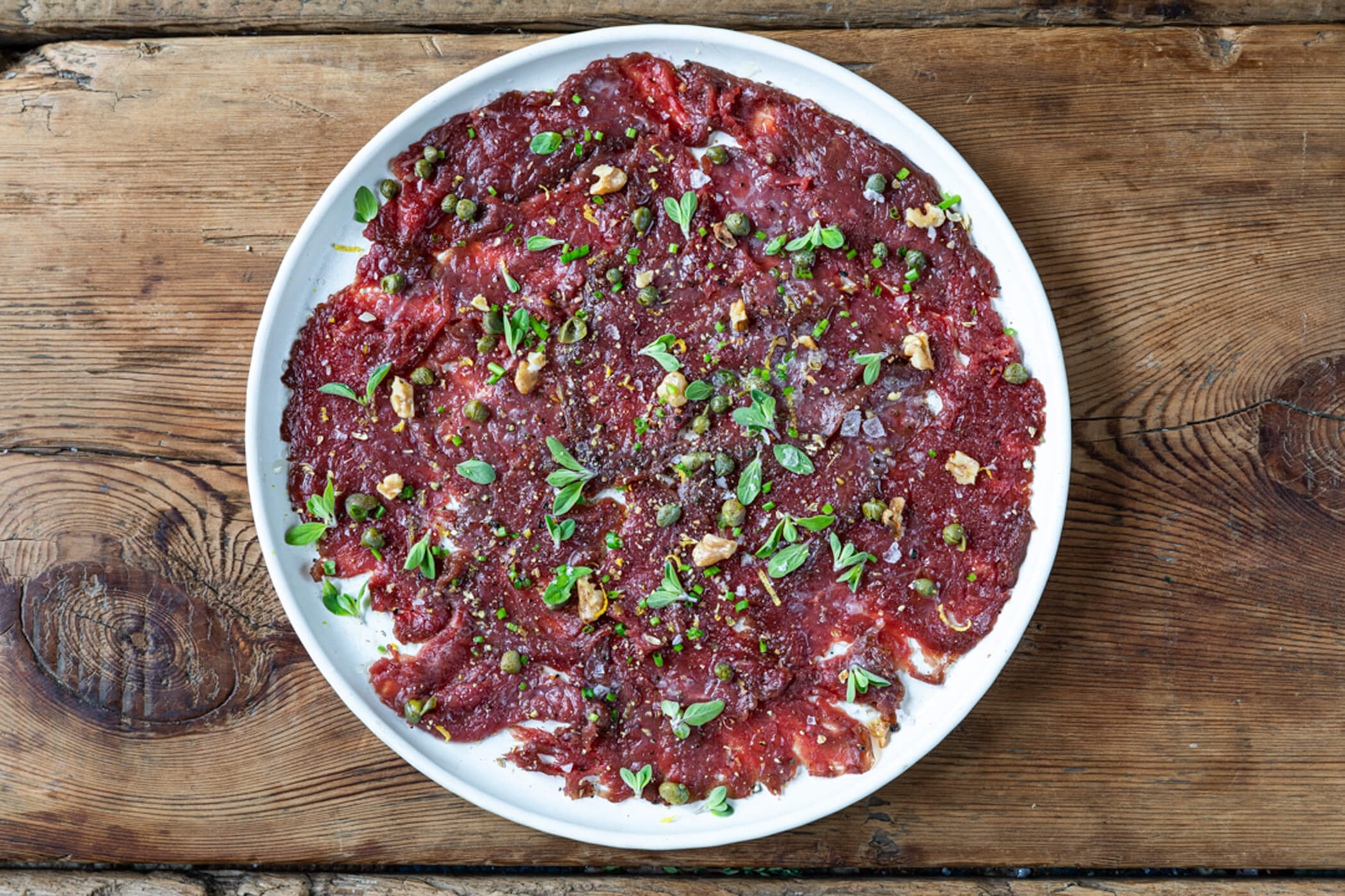 Carpaccio Of Venison Recipe By Valentine Warner