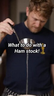 Winter and its cold hands have us fully in a tight embrace right now. And so we find ourselves cooking more often than not, to warm our souls.

A ham at the weekend is one such thing that does the job. It can be used for all kinds of dishes and provide your weekdays with a plethora of fine sandwiches. But this fine cut also produces something else. An excellent, warming stock that should not be thrown away.

In fact, it should be used to make something just as special. A deep, hearty split pea and ham soup. And here is @grylos showing you how to do it. Like most things, if you cook with time and consideration, the by-product is often just as good as the main event.