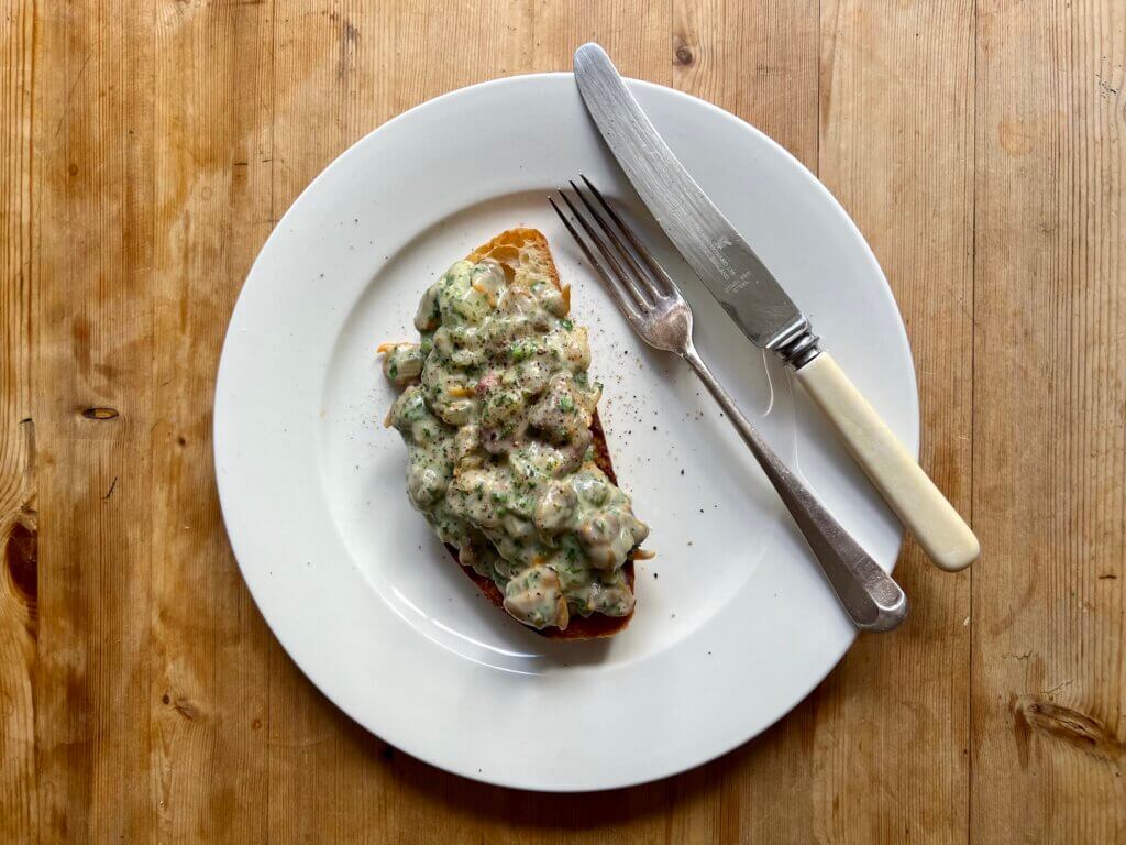 Gammon & Cockles On Toast Recipe By Valentine Warner