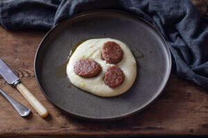 Val’s Cotechino Recipe with Potatoes & Tunworth Aligot