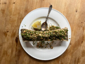 Val’s Marrow Bone Canoe & Crumb