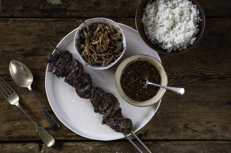 Thai-style grilled ox liver