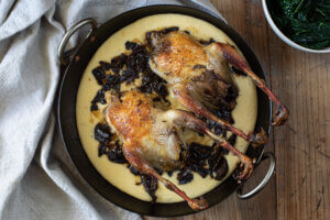 Partridge with Polenta & Porcini