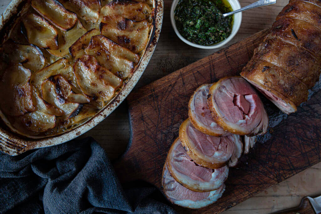 Roast Saddle Of Lamb And Boulanger Potatoes By Ryle