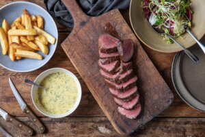 Chateaubriand with Triple-Cooked Chips & Béarnaise Sauce