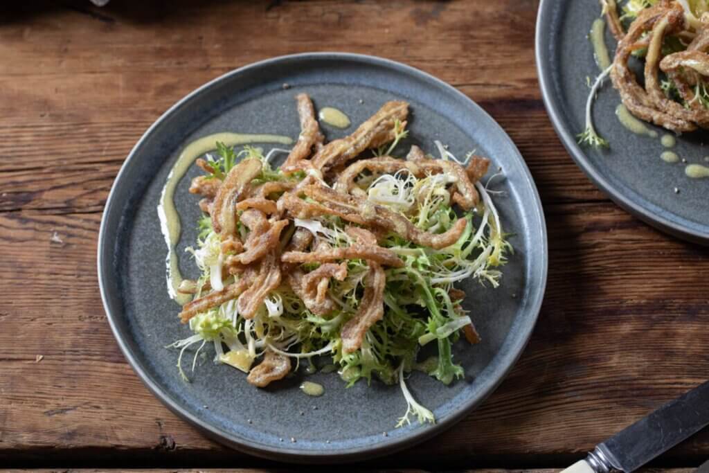 Crispy Pig’s Ear Salad Recipe By Ryle