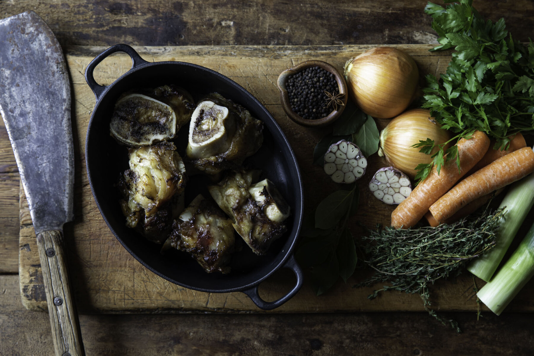 George Ryles How To Make Beef Bone Stock | Rich, Homemade Beef Stock