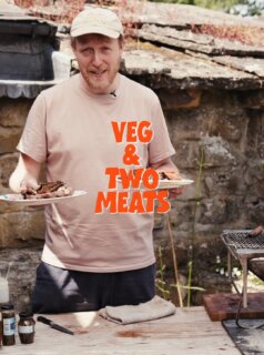 You’ll see what we’ve done here, with the title of this series. ‘Veg and two meat’.

We firmly believe in the joys and benefits of cooking with the seasons, how it makes our cooking simpler and easier. Fresh, well grown and harvested at the right time, a humble vegetable can be a truly wonderful thing in the kitchen. Now, of course, we want to sell meat, but we think too often dishes and meals are conceived first around the meat or the fish. This is totally valid, but also, we want to encourage a seasonal vegetable to be the driving force sometimes. They are so versatile and, as we plan to show, can easily sit with a wide range of cuts. 

So, we kick things off with one of our personal favourites; the borlotti bean. First forming the basis of a salad with fat, juicy tomatoes, black olives and oregano. A barbecued hogget rump the perfect companion. Then, braised beans, all creamy, rich and sumptuous, with a pair of pork collar steaks and some chard stalks which have been blistered over the coals and then dressed. One quite classic, the other a little different, but both celebrating this wonderful bean!