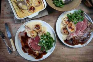 Baked Onions in Parmesan & Cream