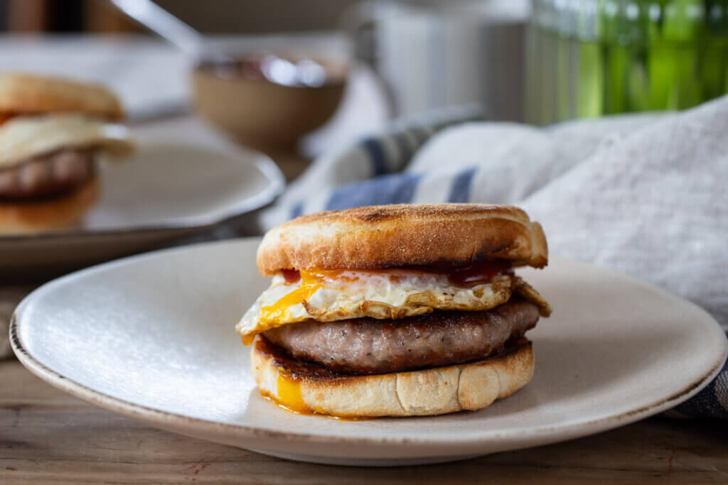 Sausage & Egg Breakfast Muffin - Swaledale Journal