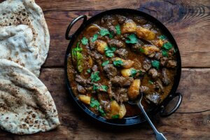 North Indian Mutton Curry with Potatoes