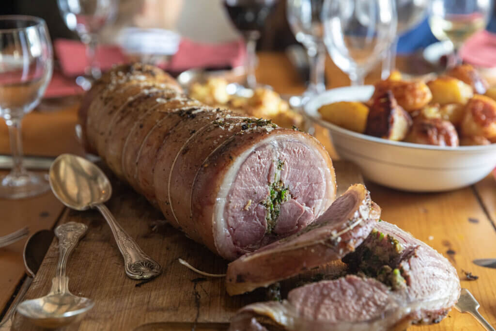 Saddle Of Lamb With Anchovies & Parsley | Celebratory Roast Recipe