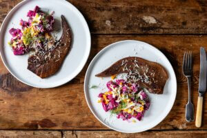 Ox Tongue with Beetroot & Fresh Horseradish Salad