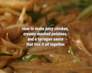 A classic of French cooking, built on combinations that have stood their ground for good reason, and long may they do so.

Chicken breast roasted in brown butter, creamy mash worked with plenty of butter and dairy, and a mustard sauce brought together with cream. It reads rich, but it eats with balance. The Dijon and tarragon cut through, lifting the dish and keeping it in check.

This is food that does not chase anything. It knows exactly what it is.