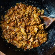 Burmese Stir-Fried Spicy Chicken Livers