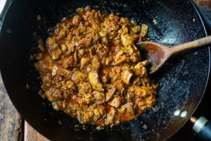 Burmese Stir-Fried Spicy Chicken Livers
