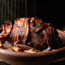 Haunch of Venison with Quince & Cranberries