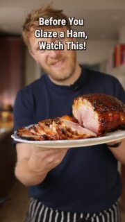 Chef George Ryle @grylos, signing off the year with us.

A delicious Christmas ham glaze.
Nothing clever. Nothing rushed, but some useful tips. 

Thank you for watching, cooking along, and sticking with us this year.

Merry Christmas.